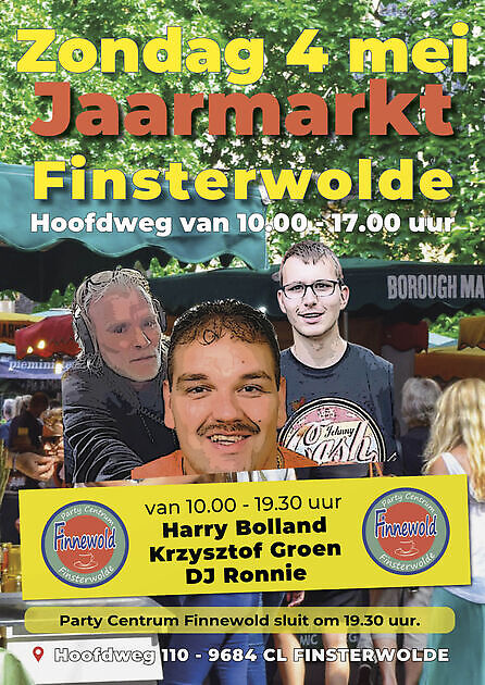 Jaarmarkt Finsterwolde Party Centrum Finnewold